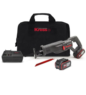 Kress KUE01 20Volt/4.0Ah Li-ion Çift Akülü Kömürsüz Profesyonel Tilki Kuyruğu Testere