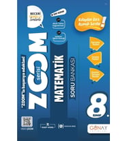 Günay Yayınları LGS 8.Sınıf Zoom Matematik Soru Bankası ve Telefon Standı (Çok Renkli)