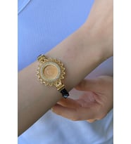 22 Ayar Altın Çeyrekli Kadın Bileklik (Sarı)