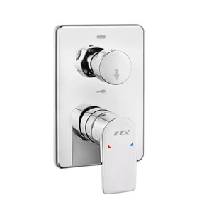 Eca Dalia Krom Ankastre Banyo/Duş 2 Yollu Sıva Üstü 102167242-KDE