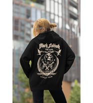 Black Sabbath Müzik Grubu Baskılı Unisex Oversize Rock Metal Hoodie