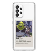 Samsung Galaxy A13 Uyumlu Shrek Minimalsit Poster Desenli Şeffaf Telefon Kılıfı