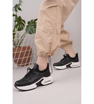 Flet 121 Siyah-Beyaz Kadın Spor Sneaker