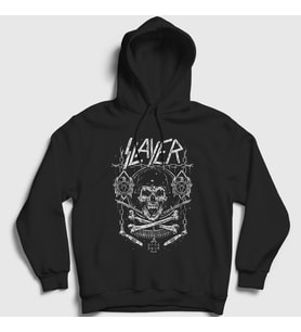 Presmono Unisex Siyah War Slayer Kapüşonlu Sweatshirt 295132tt