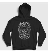 Presmono Unisex Siyah War Slayer Kapüşonlu Sweatshirt 295132tt