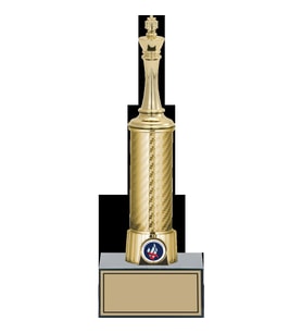 ODAK KUPA - Figürlü Kupalar - Satranç Figürlü Kupalar FG-008 B - 28 cm