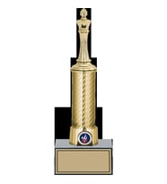 ODAK KUPA - Figürlü Kupalar - Satranç Figürlü Kupalar FG-008 B - 28 cm