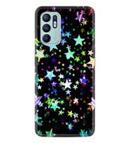 Oppo Reno 6 Kılıf Silikon Desen Özel Seri Yıldızlar 1601