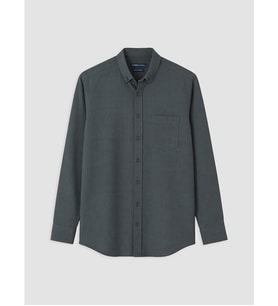 LCWAIKIKI Classic Petrol Regular Fit Armürlü Erkek Gömlek
