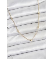 CM Gold Renk Top Zincirli Kadın Kolye TJ-BKO10915