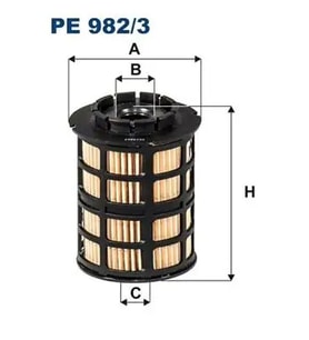FILTRON PE9823 Yakit Filtresi 818013 96896403