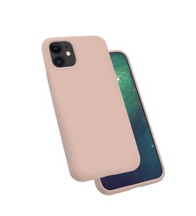 Uyumlu Model Apple iPhone 11 Kılıf Lansman Silk Case (Pembe)