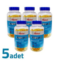 Balen Omega 3 Norveç Balık Yağı Trigliserid 1380MG x 200 Kapsül x 5 Kutu  (Sarı)