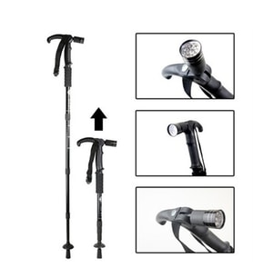 Boya Göre Ayarlı Işıklı Yürüyüş Bastonu LED Güçlü Aydınlatmalı Ergonomik Tasarım WT-002
