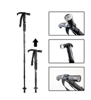 Boya Göre Ayarlı Işıklı Yürüyüş Bastonu LED Güçlü Aydınlatmalı Ergonomik Tasarım WT-002