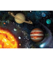 Nova Puzzle 1000 Parçalık Solar Sistem Puzzle - Güneş Sistemi