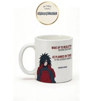 Uchiha Madara Baskılı Seramik Hediye Kupa Bardak Kişiye Özel Kişiselleştirilebilir Anime
