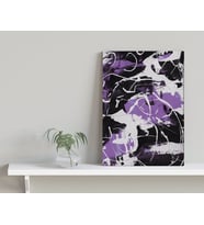 BK Home When Purple Is The Answer Tasarımlı Kanvas Tablo-1