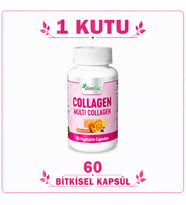 Collagen Multi Collagen 60 Bitkisel Kapsül – Kolajen Takviye Edici Gıda