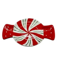 1 Adet 22x14cm Seramik Bonbon Candy Tabak Yılbaşı