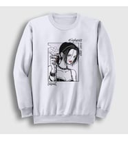 Presmono Unisex Beyaz Mic Nana Osaki Sweatshirt 315797tt