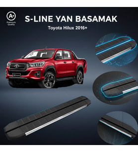 Toyota Hilux S-Line Premium Krom Yan Basamak 2016 Sonrası