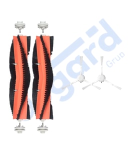 Dreame F9 - Z10 Pro Uyumlu 2 Ana Fırça 2 Yan Fırça PKT-iasgf0001089