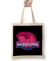 Biceratops Pride Dinosaur Bez Çanta Uzun Saplı
