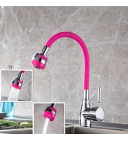Roichil® Oynar Başlıklı Tasarruflu Kubar Musluk Borusu ve Başlığı Pembe