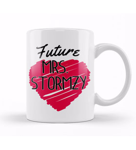 Future Mrs Stormzy Love Heart Kupa Bardak Porselen