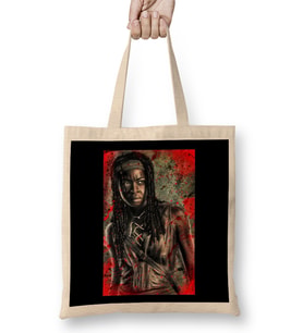 Michonne Red Bez Çanta Uzun Saplı