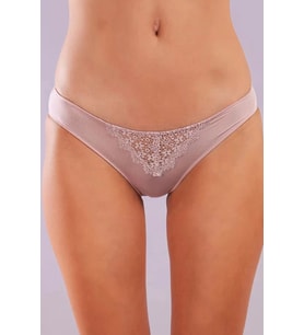 Giyim Golshan Garland Mini Slip, Kadın Güpürlü Açık Pembe Külot
