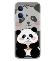 Xiaomi Redmi 15C Kılıf Boutique Baskılı Resimli Milkshake Panda Pcode -058
