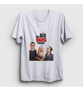 Presmono Unisex Beyaz Cover The Big Bang Theory T-Shirt 181170tt