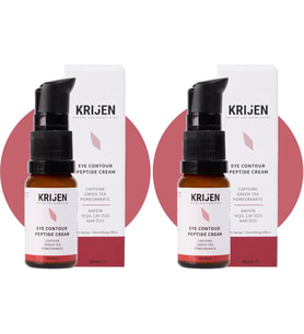 Krijen Eye Contour Kafein, Göz Çevresi Kremi (2 Paketi)