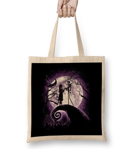 Moonlight Nightmare (Purple) Bez Çanta Uzun Saplı