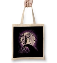 Moonlight Nightmare (Purple) Bez Çanta Uzun Saplı