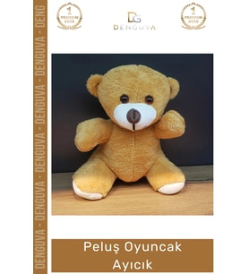 #Oyuncak Kaliteli Yumuşak Antialerjik 25 cm Sevimli Hediye Bebek Kahverengi Peluş Oyuncak Ayıcık