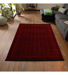 Afgan Türkmen Otantik Desenli Dokuma Salon ve Oturma Odası Halısı 9581BZS74