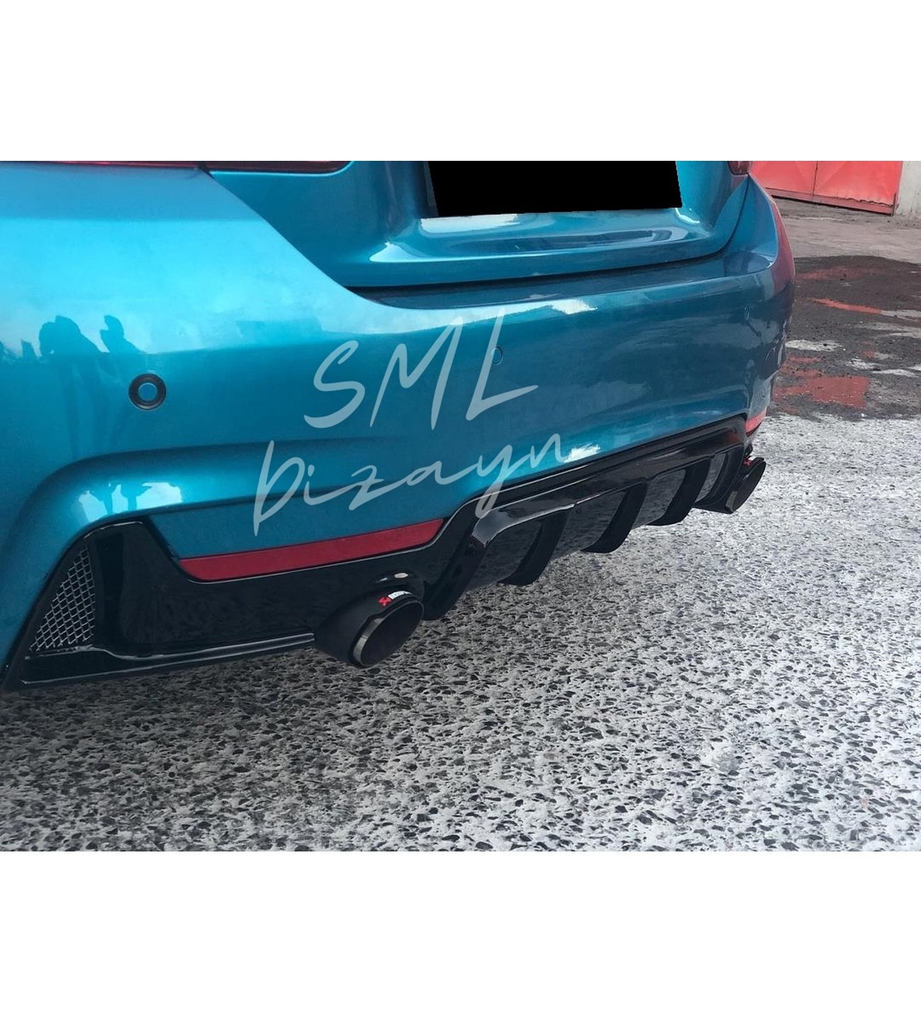 Bmw F32-F33-F36 Difüzör Tek Çıkış 2014-2017 (Plastik)