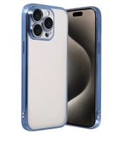 iPhone 15 Pro Max Razer Lensli Silikon - Açık Mavi