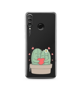 Huawei P30 Lite Uyumlu Baskılı Yumuşak Silikon Şeffaf Telefon Kılıfı