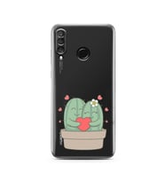Huawei P30 Lite Uyumlu Baskılı Yumuşak Silikon Şeffaf Telefon Kılıfı