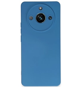 Realme 11 Pro Kılıf Nano içi Kadife Silikon - Mavi