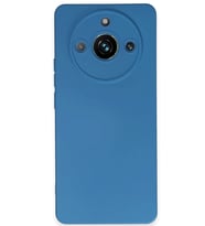 Realme 11 Pro Kılıf Nano içi Kadife Silikon - Mavi