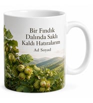 Bulancak Fındık Bahçeleri Giresun Hatırası Kupa Bardak Hediye