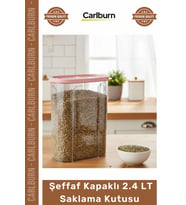 #SaklamaKabı Mutfak Düzeni Kuru Gıda Bakliyat Şeffaf Pratik Depolama 2.4 lt Şık Erzak Saklama Kabı