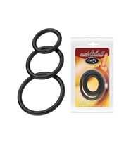 Cock&Ball Süper Penis Halkası Seti 3 Farklı Boyutta Halka Set