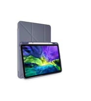Apple İpad Pro 11 (2021) Kılıf Kalemlikli Hugo Tablet Kılıfı - Lila