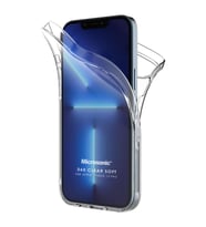 Microsonic Apple iPhone 13 Pro Kılıf 6 Tarafı Tam Full Koruma 360 Clear Soft Şeffaf (Renksiz)